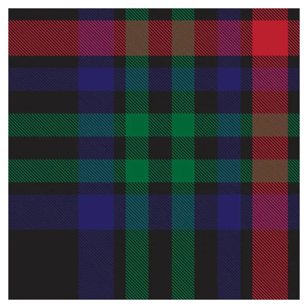 Kleurrijke Klassieke Moderne Geruite Tartan Naadloze Print Patroon Vector Dit — Stockvector