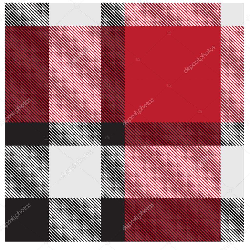 Colourful Classic Modern Plaid Tartan Seamless Print/Pattern in Vector - This is a classic plaid(checkered/tartan) pattern suitable for shirt printing, jacquard patterns, backgrounds for various mediums and websites