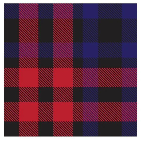 Farbenfroher Klassisch Modern Karierter Tartan Nahtloser Druck Muster Vektor Dies — Stockvektor