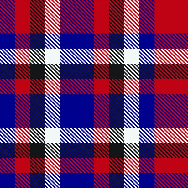 Tartan Carreaux Moderne Coloré Impression Motif Sans Couture Vecteur Agit — Image vectorielle