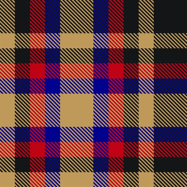 Colourful Classic Modern Plaid Tartan Seamless Print Pattern Vector Classic — ストックベクタ