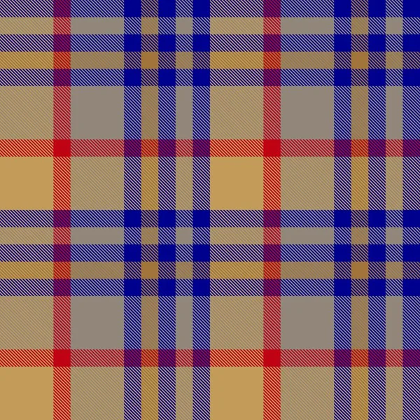 Barevný Vzor Classic Modern Plaid Tartan Seamless Print Pattern Vector — Stockový vektor