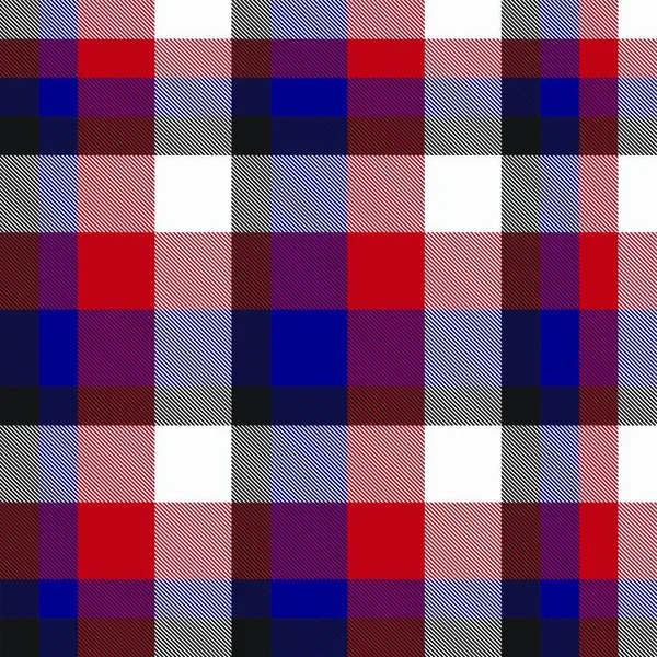 Colorido Clássico Moderno Xadrez Tartan Sem Costura Impressão Padrão Vector —  Vetores de Stock