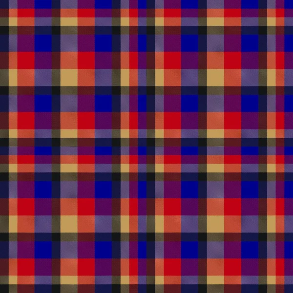 Colorido Clássico Moderno Xadrez Tartan Sem Costura Impressão Padrão Vector —  Vetores de Stock