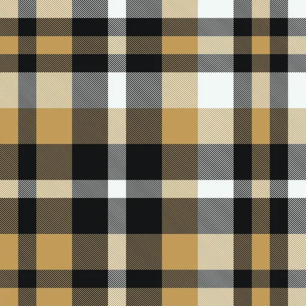 Colorido Clássico Moderno Xadrez Tartan Sem Costura Impressão Padrão Vector — Vetor de Stock