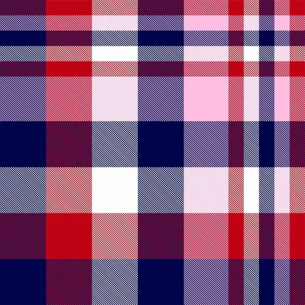 Colourful Classic Modern Plaid Tartan Seamless Print Pattern Vector Classic — ストックベクタ