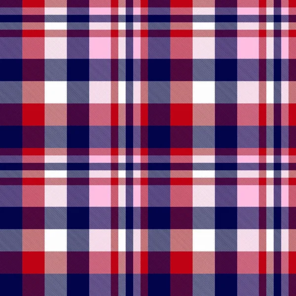 Barevný Vzor Classic Modern Plaid Tartan Seamless Print Pattern Vector — Stockový vektor