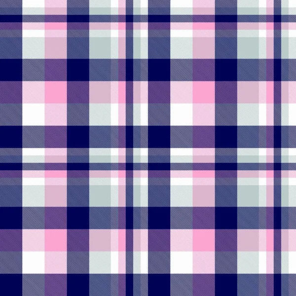 Colorido Clássico Moderno Xadrez Tartan Sem Costura Impressão Padrão Vector — Vetor de Stock