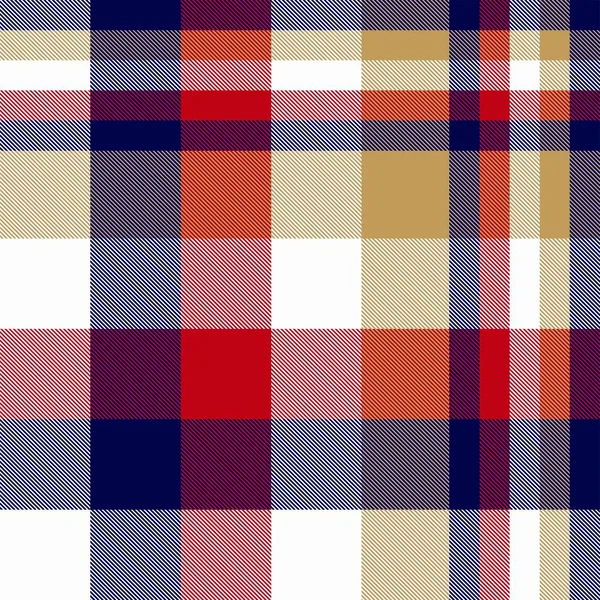 Kleurrijke Classic Modern Plaid Tartan Naadloze Print Patroon Vector Dit — Stockvector