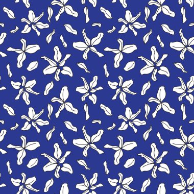 Vektördeki Renkli Dekoratif Botanik Çiçek Yazıcısı- İzler, desenler, arka planlar, web siteleri, duvar kağıtları, el sanatları