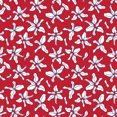 Vektördeki Renkli Dekoratif Botanik Çiçek Yazıcısı- İzler, desenler, arka planlar, web siteleri, duvar kağıtları, el sanatları