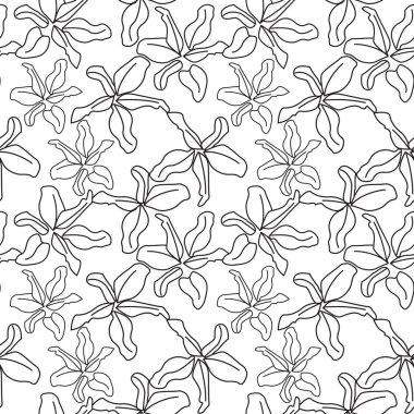 Vektördeki Renkli Dekoratif Botanik Çiçek Yazıcısı- İzler, desenler, arka planlar, web siteleri, duvar kağıtları, el sanatları