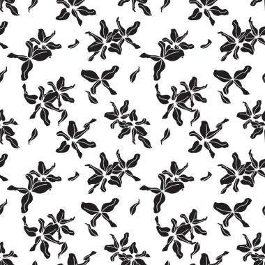 Vektördeki Renkli Dekoratif Botanik Çiçek Yazıcısı- İzler, desenler, arka planlar, web siteleri, duvar kağıtları, el sanatları