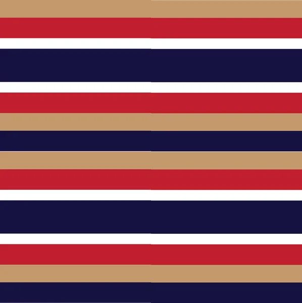 Kleurrijke Classic Modern Stripe naadloos patroon in Vector — Stockvector