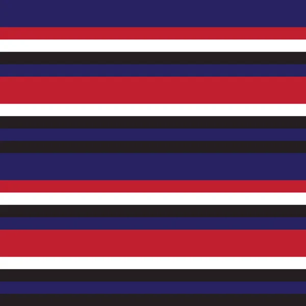 Kleurrijke Classic Modern Stripe naadloos patroon in Vector — Stockvector