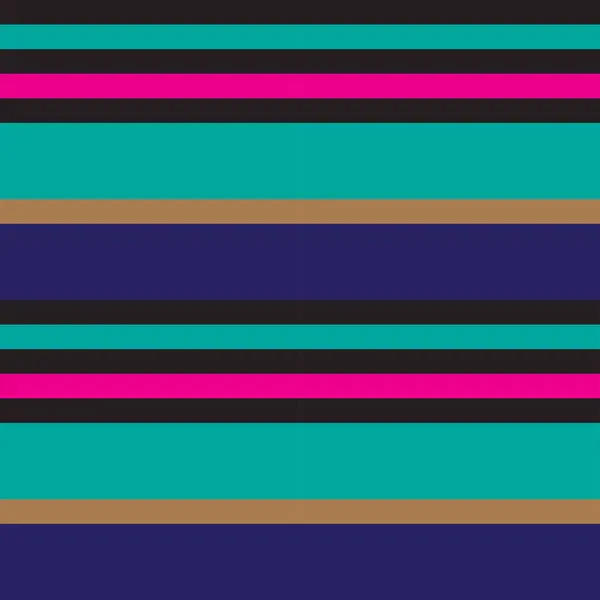 Kleurrijke Classic Modern Stripe naadloos patroon in Vector — Stockvector