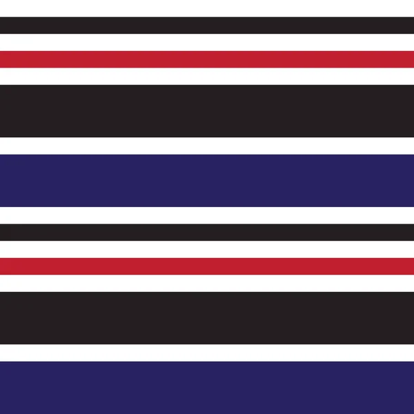 Kleurrijke Classic Modern Stripe naadloos patroon in Vector — Stockvector