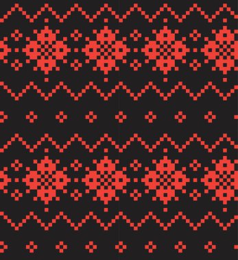 Moda tekstil, örgü ve grafikler için turuncu Noel panayırı desenli arka plan