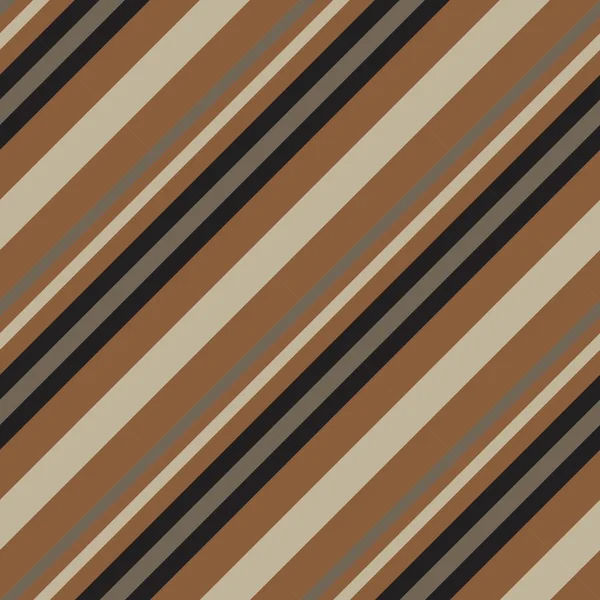 Brown Taupe Diagonale Righe Senza Cuciture Modello Sfondo Adatto Tessuti — Vettoriale Stock