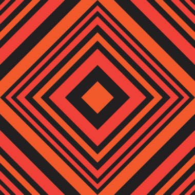 Moda tekstil ve grafikleri için uygun turuncu Argyle köşegen çizgili dikişsiz arkaplan