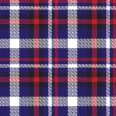 Moda tekstil ve grafikleri için uygun kırmızı ve lacivert, ekoseli, ekoseli, ekosesiz desenli