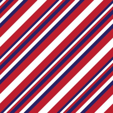 Moda tekstili ve grafikleri için uygun kırmızı ve mavi köşegen çizgili dikişsiz arkaplan