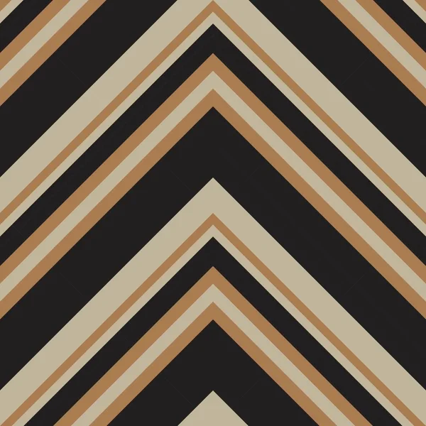 Brown Taupe Chevron Diagonal Listrado Sem Costura Fundo Padrão Adequado — Vetor de Stock