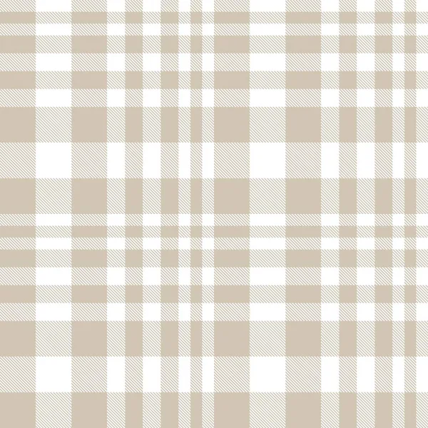 Brown Taupe Plaid Tartan Seamless Pattern Suitable Fashion Textiles Graphics — Stock Vector