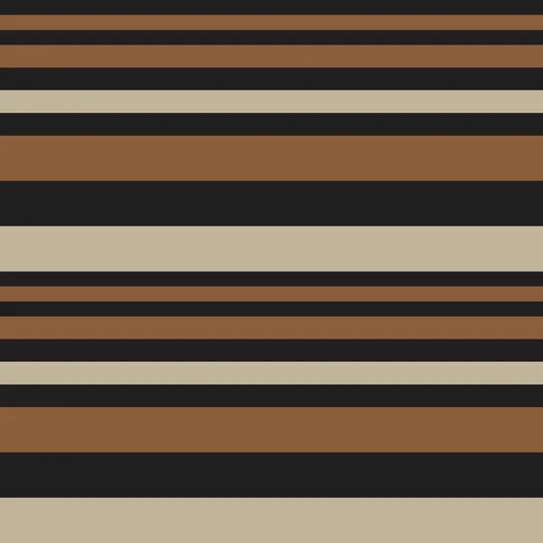 Marrón Taupe Horizontal Rayas Sin Costuras Patrón Fondo Adecuado Para — Vector de stock