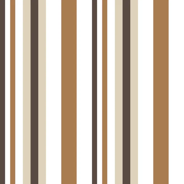 Brown Taupe Vertical Striped Seamless Pattern Background Suitable Fashion Textiles — Stock Vector
