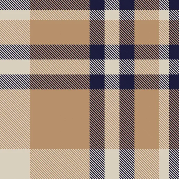 Brown Taupe Plaid Tartan Seamless Pattern Suitable Fashion Textiles Graphics — Stock Vector