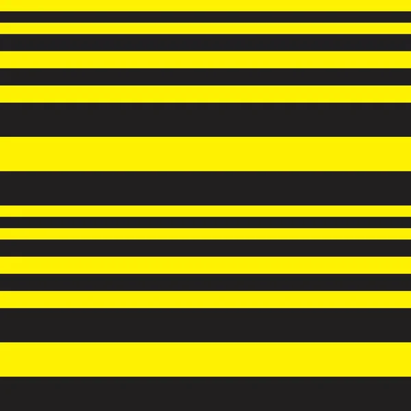 Yellow Horizontal Striped Seamless Pattern Background 그래픽 — 스톡 벡터