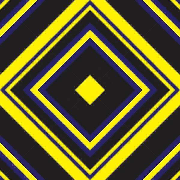 Jaune Argyle Diagonale Rayé Fond Motif Sans Couture Adapté Pour — Image vectorielle