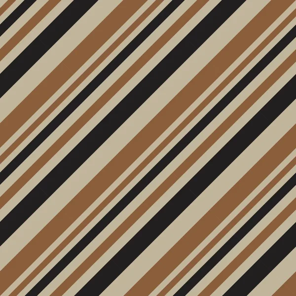 Brown Taupe Diagonale Righe Senza Cuciture Modello Sfondo Adatto Tessuti — Vettoriale Stock