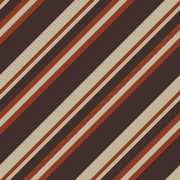 Brown Taupe Diagonal Striped Seamless Pattern Background Suitable Fashion Textiles — Stock Vector