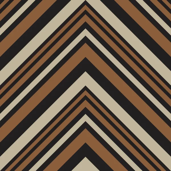 Коричневый Taupe Chevron Диагональ Полосатый Бесшовный Фон Узор Подходит Моды — стоковый вектор