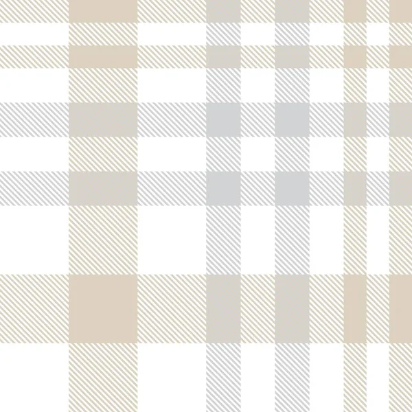 Brown Taupe Plaid Tartan Zökkenőmentes Minta Alkalmas Divat Textíliák Grafikák — Stock Vector