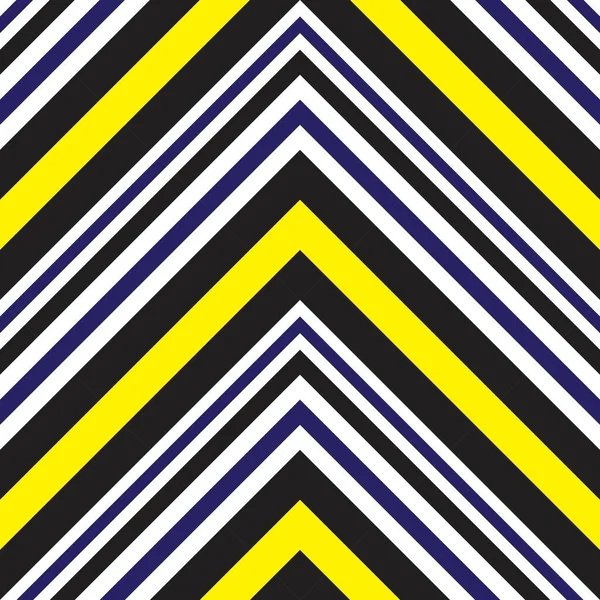 Fondo Patrón Sin Costura Rayado Diagonal Chevron Amarillo Adecuado Para — Vector de stock