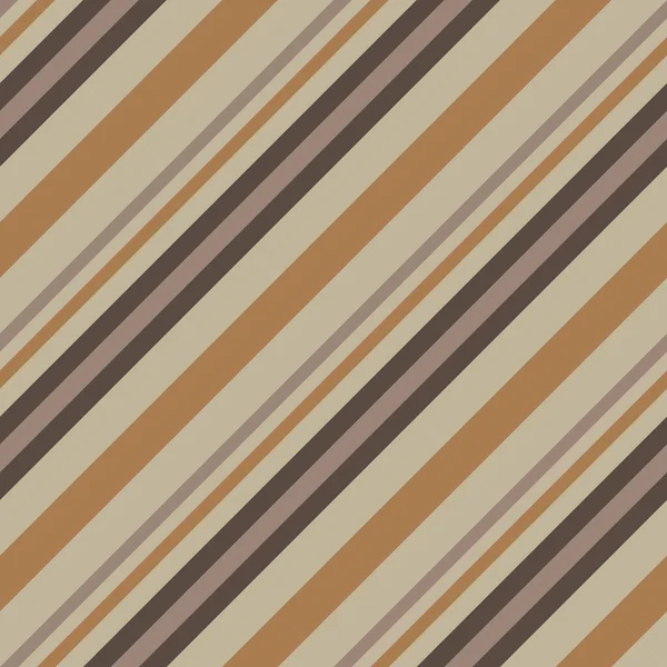 Brown Taupe Diagonal Striped Seamless Pattern Background Suitable Fashion Textiles — Stock Vector