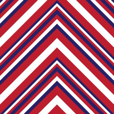 Moda tekstili ve grafikleri için uygun kırmızı ve mavi köşegen çizgili, dikişsiz arkaplan
