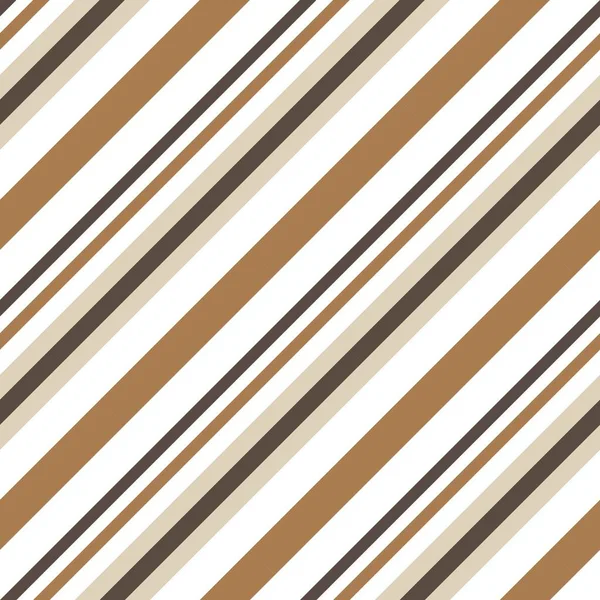 Brown Taupe Diagonal Striped Seamless Pattern Background Suitable Fashion Textiles — Stock Vector