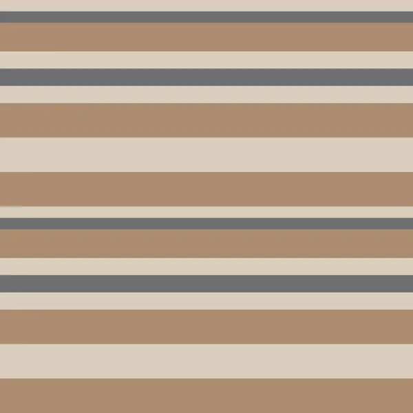 Brown Taupe Horizontal Rayé Fond Motif Sans Couture Adapté Pour — Image vectorielle