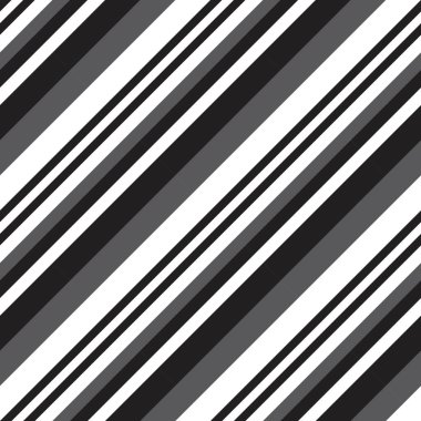 Moda tekstili ve grafikleri için uygun siyah ve beyaz köşegen çizgili düz desenli arkaplan