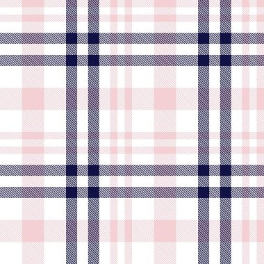 Moda tekstil ve grafikleri için uygun pembe ve denizci ekoseli, ekoseli, ekosesiz desen