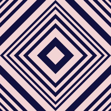 Moda tekstili ve grafikleri için uygun pembe ve lacivert köşegen çizgili desensiz arkaplan