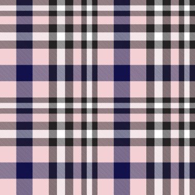 Moda tekstil ve grafikleri için uygun pembe ve denizci ekoseli, ekoseli, ekosesiz desen