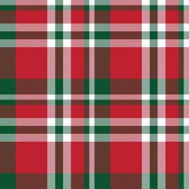 Moda tekstil ve grafikleri için uygun Noel ekoseli, ekoseli, ekoseli, ekose desenli