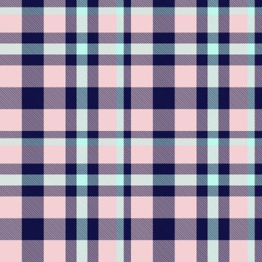 Moda tekstil ve grafikleri için uygun pembe ve denizci ekoseli, ekoseli, ekosesiz desen