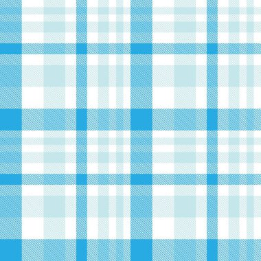 Gökyüzü mavisi ekose, kareli, ekose desenli moda tekstil ve grafikleri için uygun.