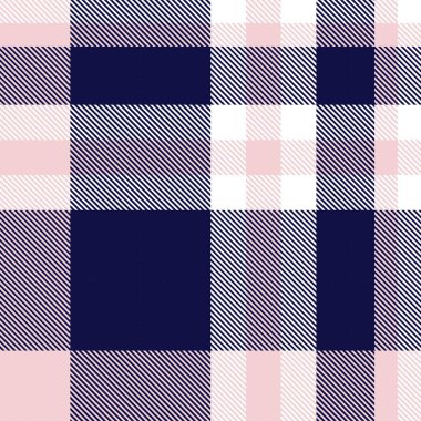 Moda tekstil ve grafikleri için uygun pembe ve denizci ekoseli, ekoseli, ekosesiz desen